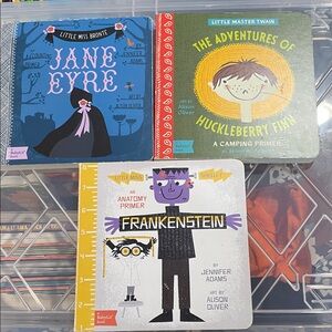 Babylit bundle of 3 books Jane Eyre Frankenstein Huckleberry Finn